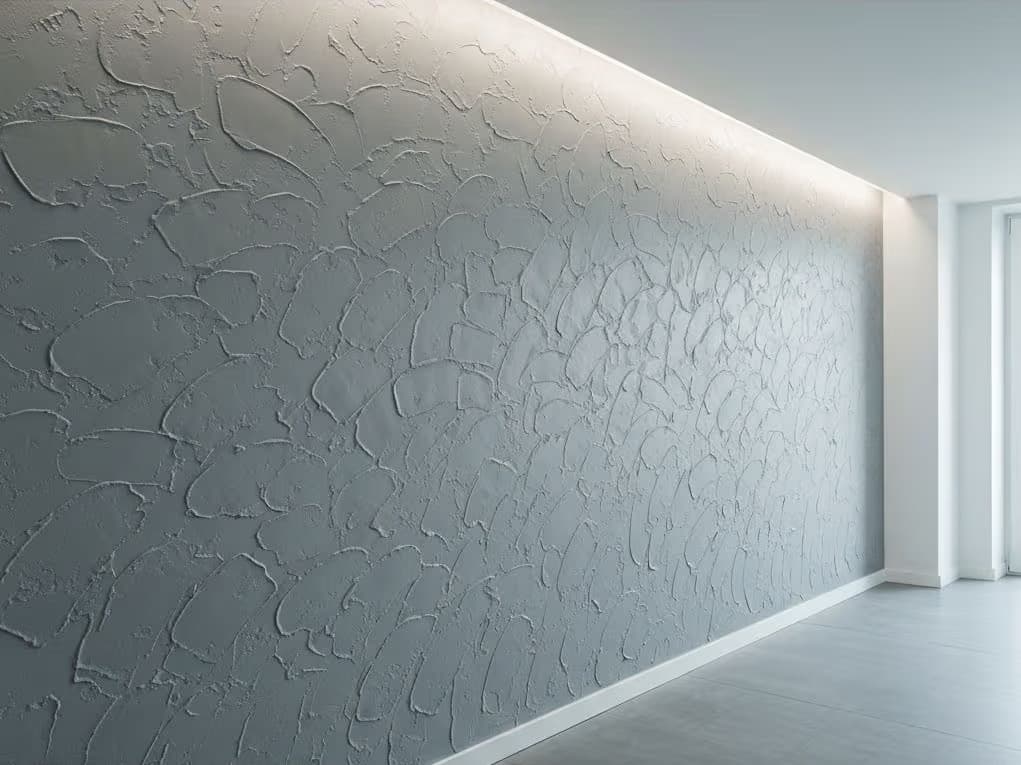 Finitions décoratives haut de gamme avec enduit texturé par UDK Azur à Menton