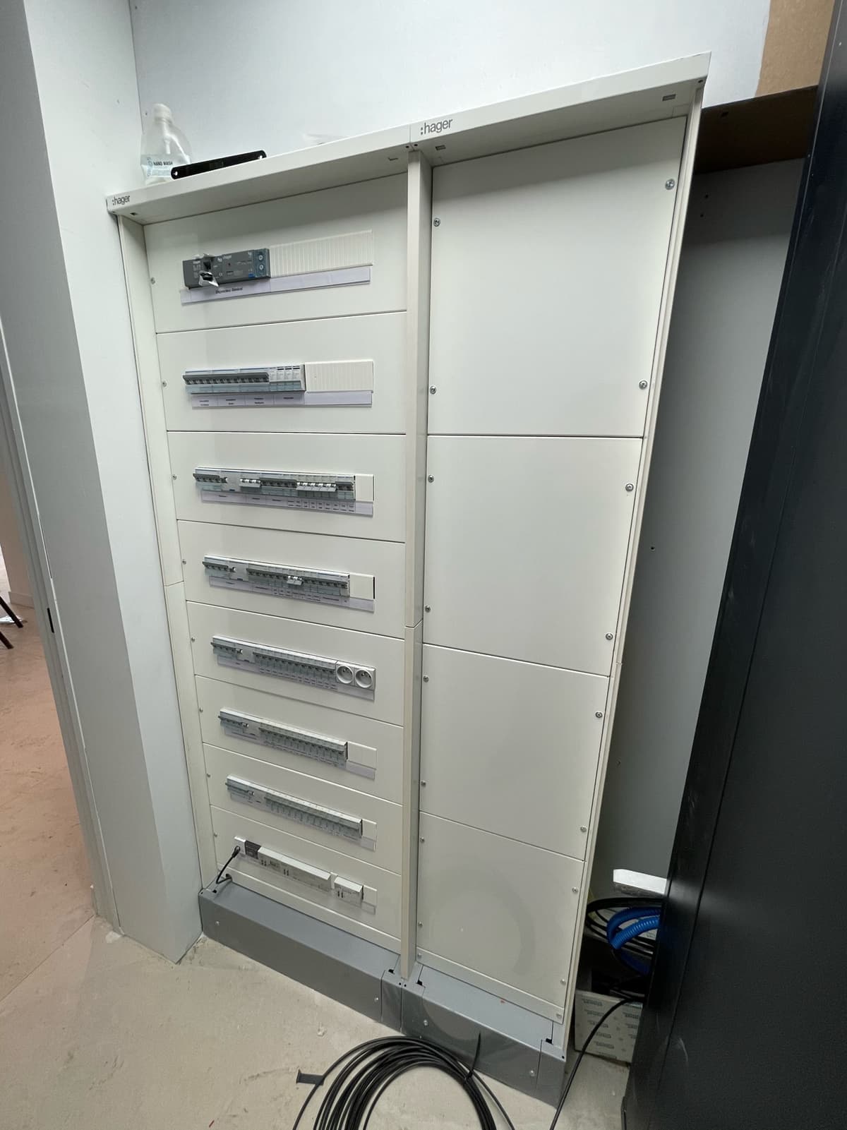 Installation électrique à la Madone