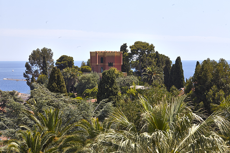 Château Marly, aussi appelé château Partouneaux, à Menton